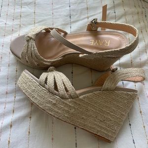 Brand New Espadrille Wedges, Size 7